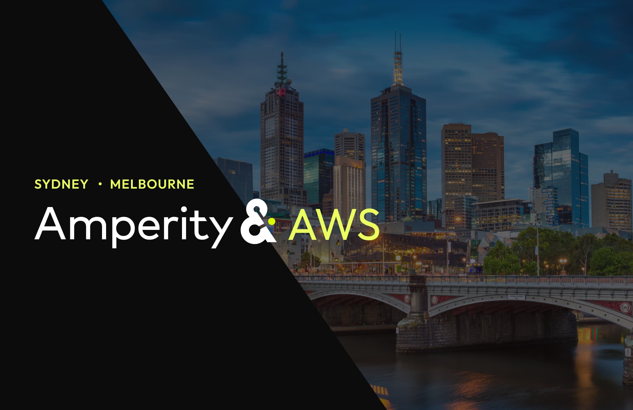 An illustration of Amperity and AWS.