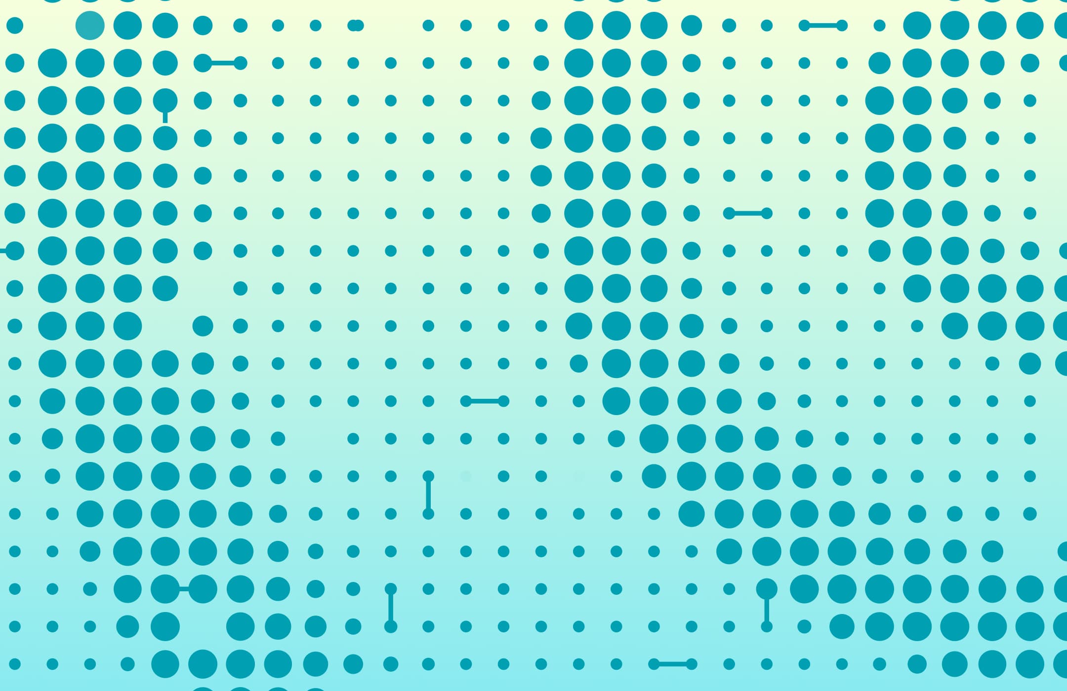 Teal datawave pattern