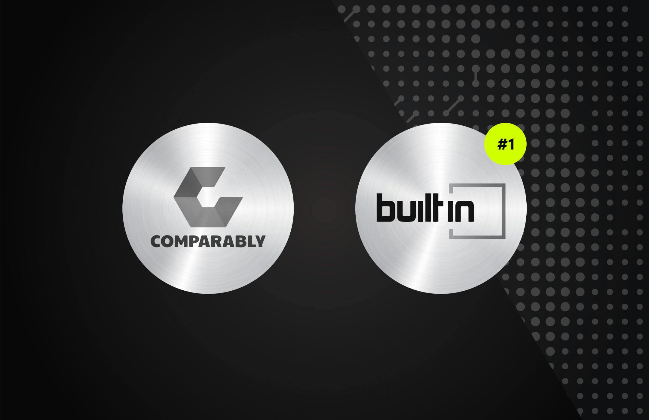 Comparably and BuiltInSeattle #1 Awards